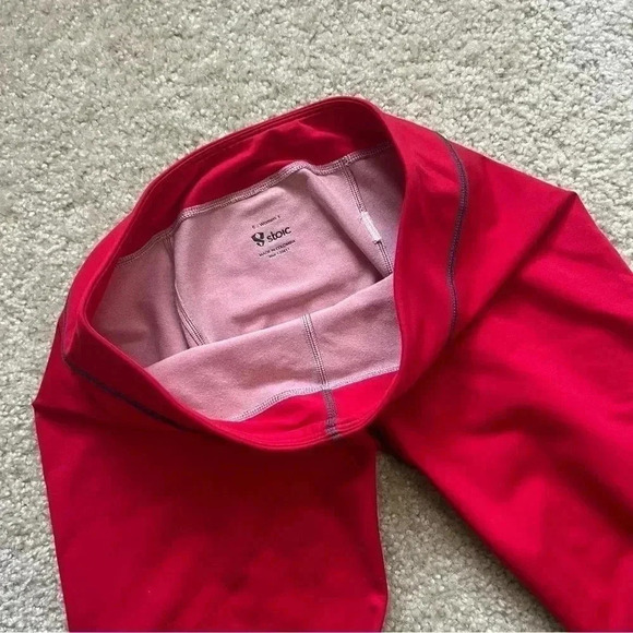 Stoic Legging Performance Active Tights Outdoor Red Women’s Size Small - Picture 7 of 16